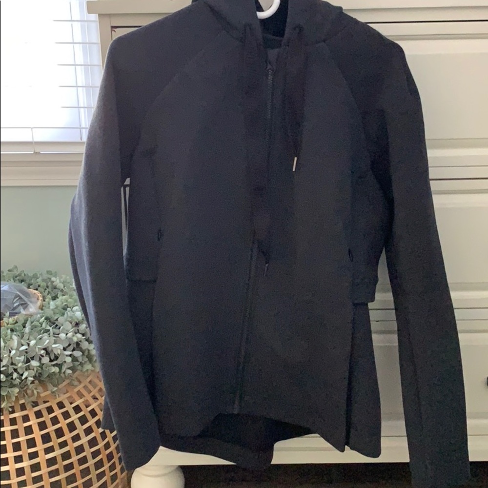 sz 12 lululemon dark grey coat